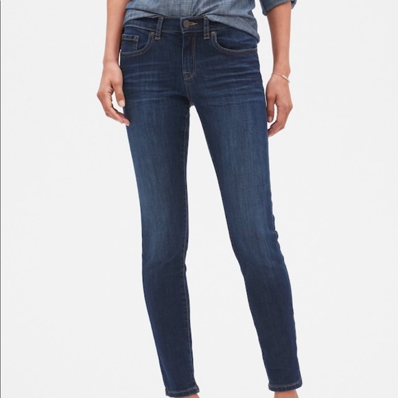 😍Banana Republic Dark Wash Skinny Jeans👖 - Picture 1 of 8
